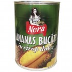 Ананас кусочки, 565 гр. NORA